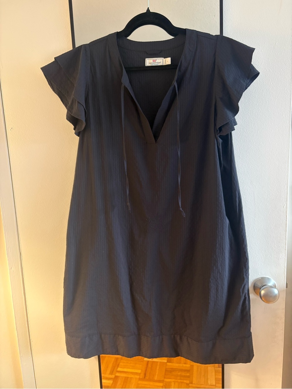 Vineyard Vines Navy Harbor Flutter Tunic Dress